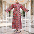 2XL-3XL Singapore Printed Cotton Dress 57" Long Jalabiya 25684-1349 JP