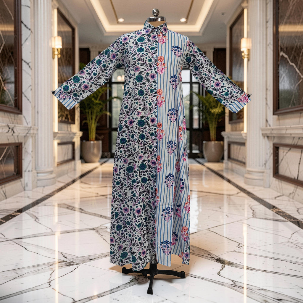 L-XL Singapore Cotton Dress Jalabiya 57" Long 25691-1350 JP