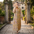 Singapore Printed Cotton Dress Long Jalabiya 25697-1351 JP