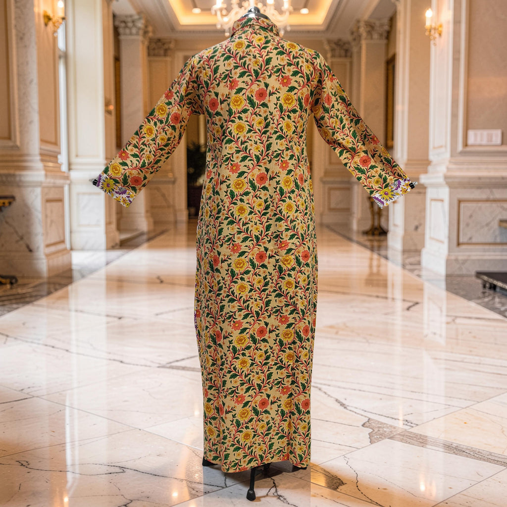XS-S Singapore Printed Cotton Dress 54" Long Jalabiya 25701-1351 JP
