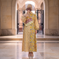 Singapore With Sheila Printed Cotton Dress Long Jalabiya 25706-1352 JP