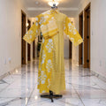 2XL-3XL Singapore With Sheila Printed Cotton Dress 57" Long Jalabiya 25716-1357 JP