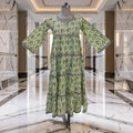 12-13 Year Huda Printed Cotton Girls Dress 50" Long Jalabiya 25748-1361 JP