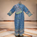 XS-S Ana With Sheila Printed Cotton Dress 54" Long Jalabiya 25778-1366 JP