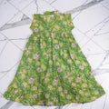 6-7 Year Amani Printed Cotton Girls Dress 38" Short Sleeves Jalabiya 25803-1399 JP