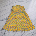 6-7 Year Amani Printed Cotton Girls Dress 38" Short Sleeves Jalabiya 25810-1399 JP