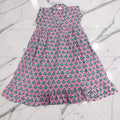6-7 Year Amani Printed Cotton Girls Dress 38" Short Sleeves Jalabiya 25812-1399 JP