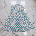 6-7 Year Amani Printed Cotton Girls Dress 38" Short Sleeves Jalabiya 25820-1399 JP