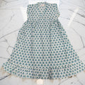 6-7 Year Amani Printed Cotton Girls Dress 38" Short Sleeves Jalabiya 25836-1399 JP
