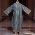 XS/S Khadijah Printed Cotton Dress 54"Long Jalabiya 26100-1398 JP