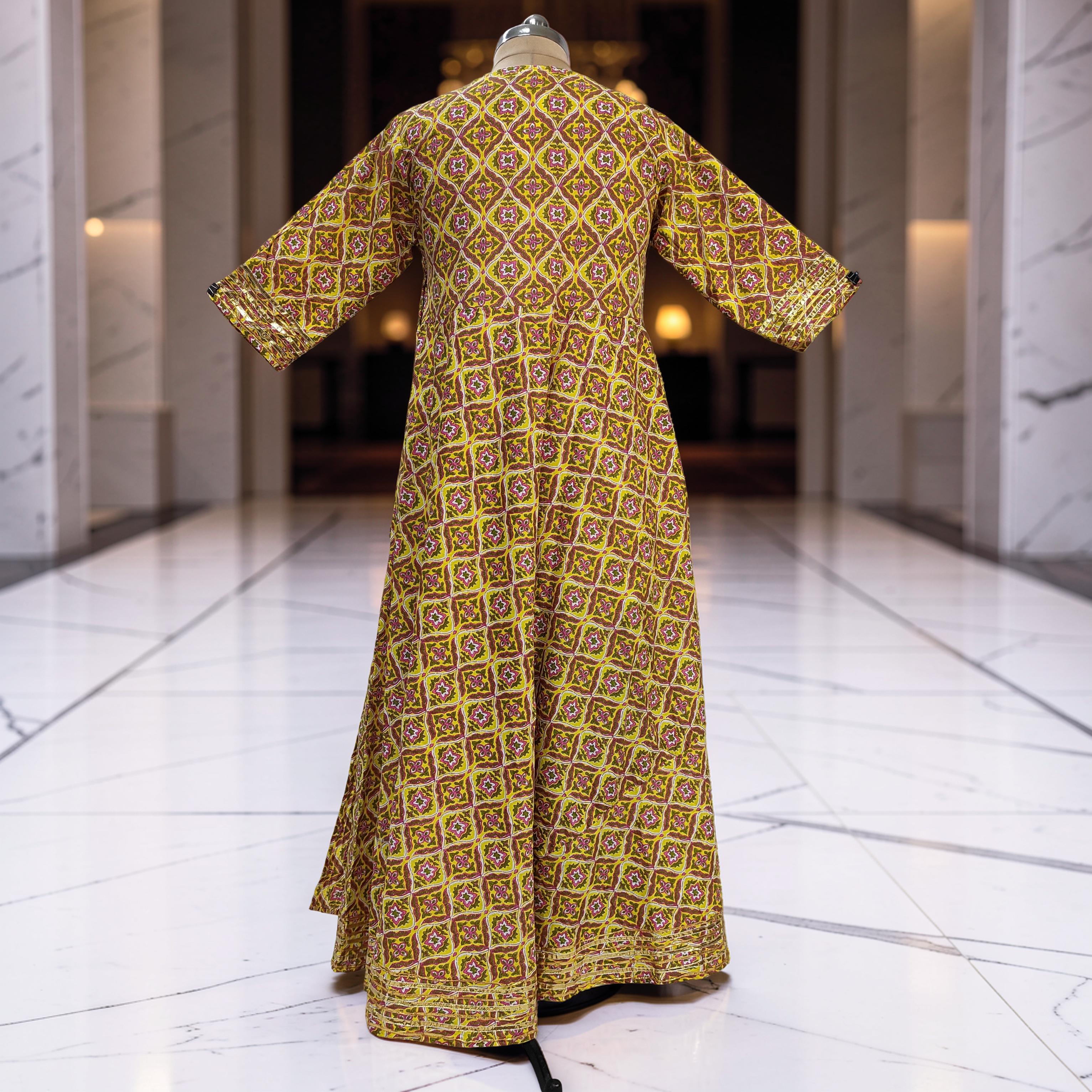 S-M Priam Cotton Dress 57" Long Jalabiya 26108-1390 JP