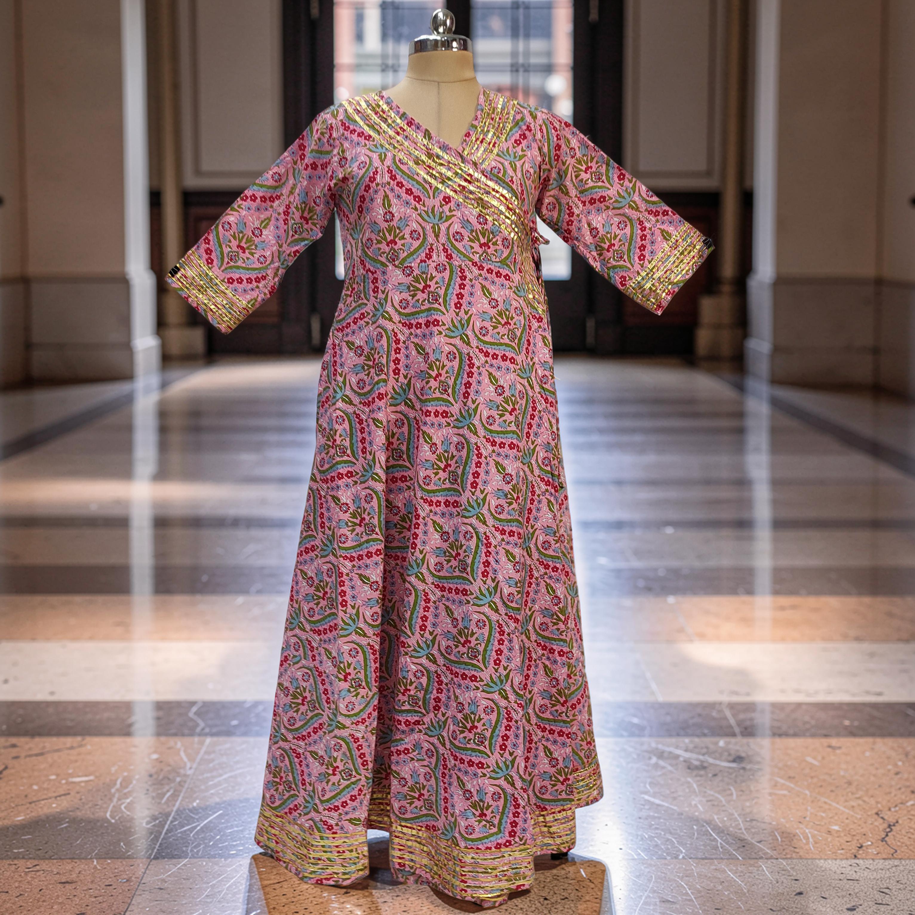 L-XL Priam Cotton Dress 57" Long Jalabiya 26111-1391 JP