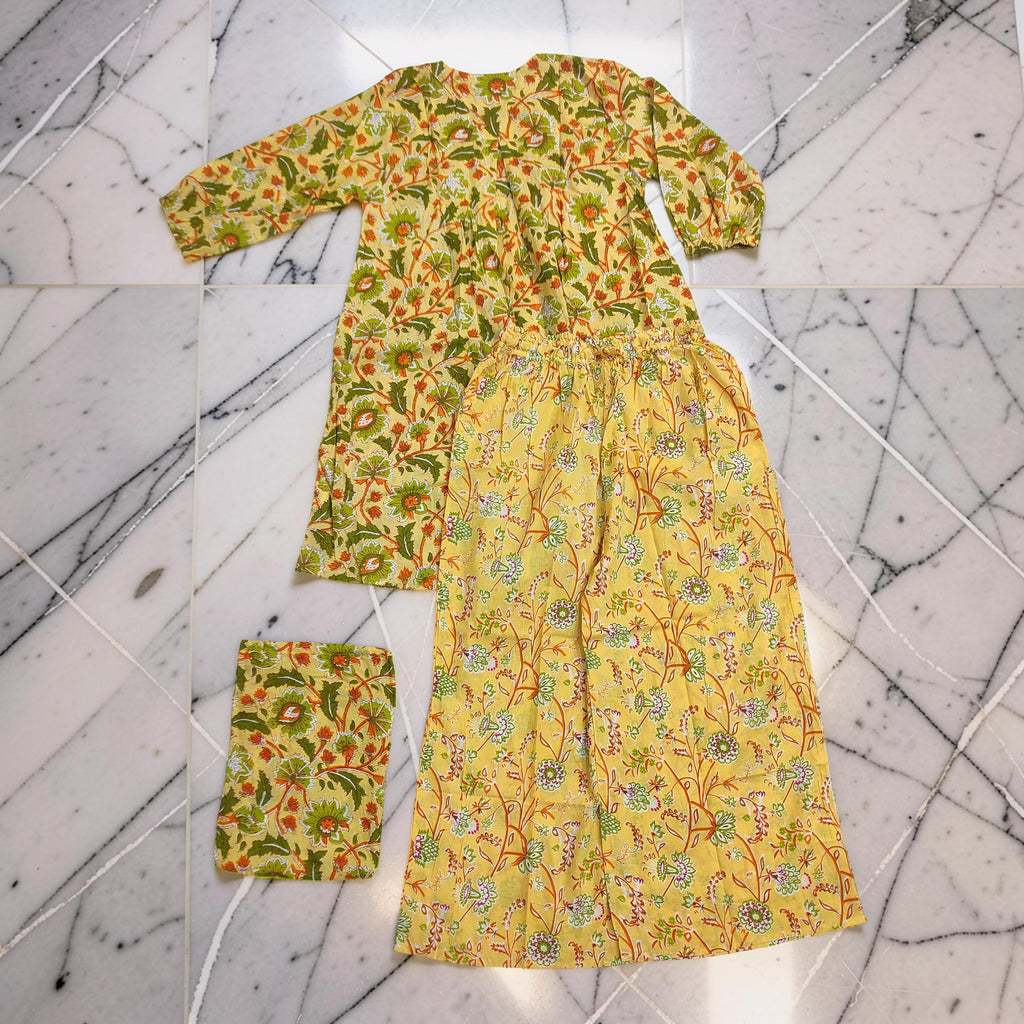 XS-S 2 Pcs Co-ord Set Suml Cotton Short Sleeves 26121-1415 JP