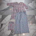 XS-S 2 Pcs Co-ord Set Suml Cotton Short Sleeves 26128-1415 JP