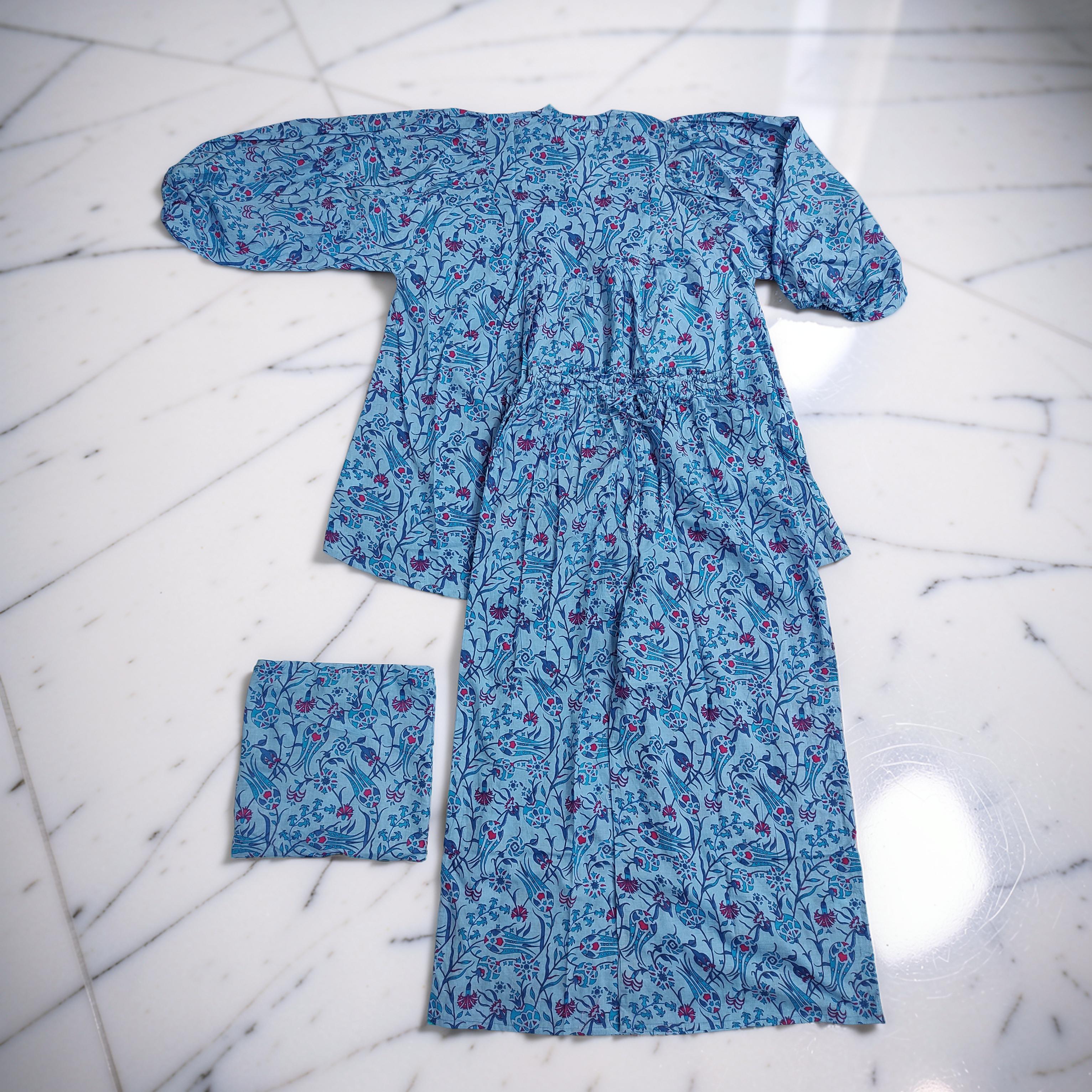 S-M 2 Pcs Co-ord Set Suml Cotton Short Sleeves 26145-1412 JP