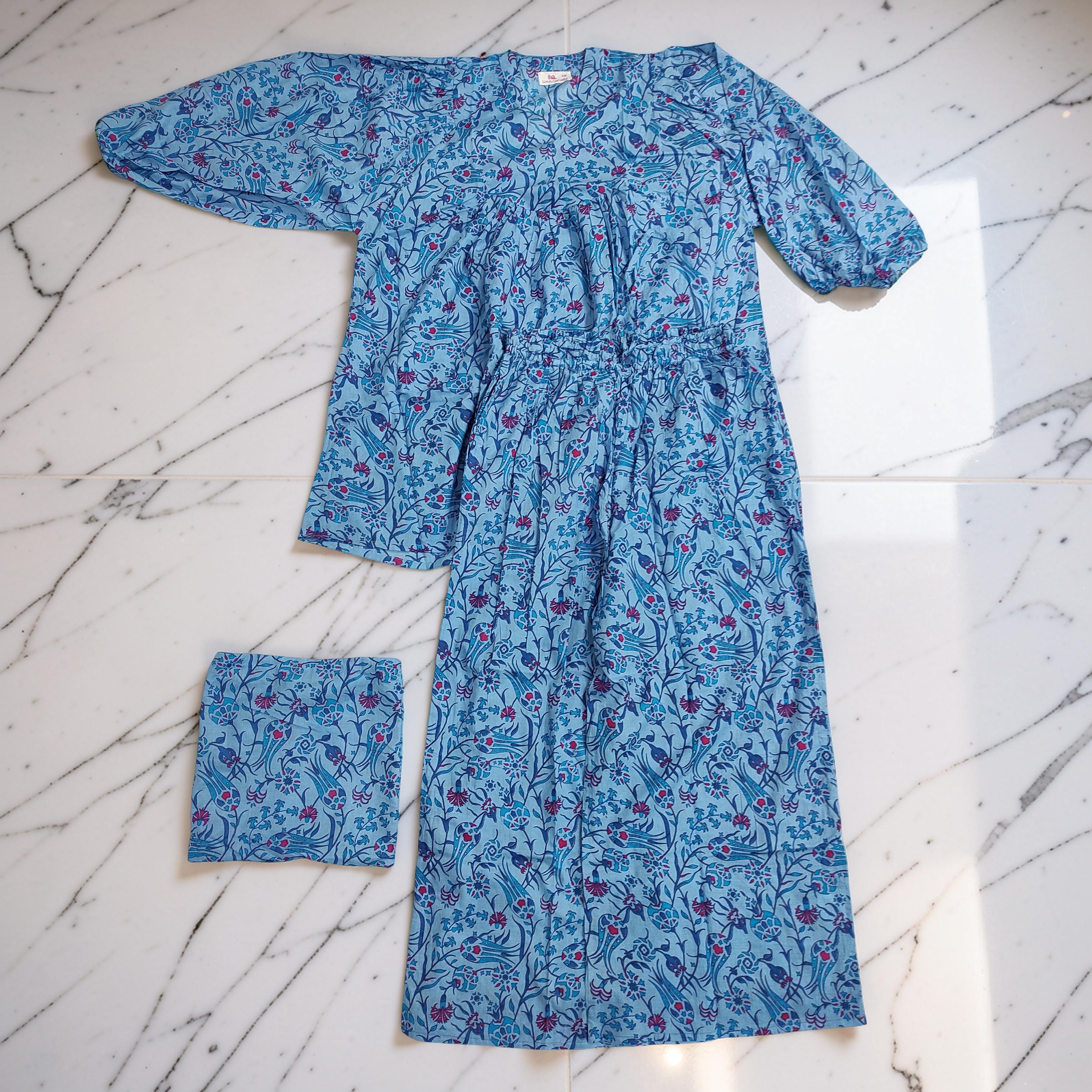 2XL-3XL 2 Pcs Co-ord Set Urooj Cotton Short Sleeves 26147-1411 JP