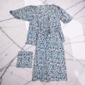 S-M 2 Pcs Co-ord Set Urooj Cotton Short Sleeves 26161-1410 JP