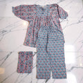 XS-S 2 Pcs Co-ord Set Ulya Cotton Short Sleeves 26184-1406 JP