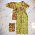 L-XL 2 Pcs Co-ord Set Ulya Cotton Short Sleeves 26197-1403 JP