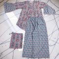 XS-S 2 Pcs Co-ord Set Zalifa Cotton Short Sleeves 26211-1418 JP