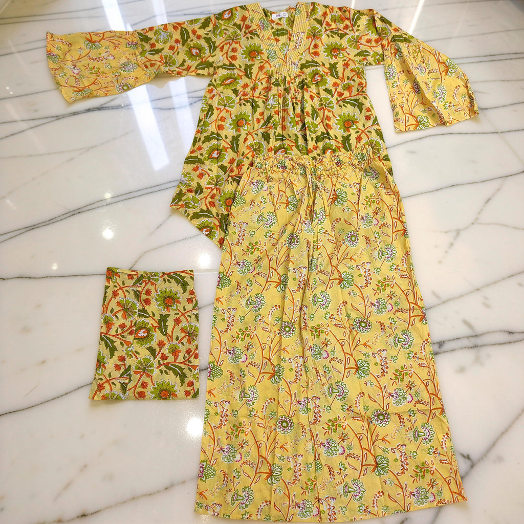 XS-S 2 Pcs Co-ord Set Zalifa Cotton Short Sleeves 26215-1417 JP