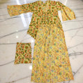 L-XL 2 Pcs Co-ord Set Zalifa Cotton Short Sleeves 26217-1418 JP