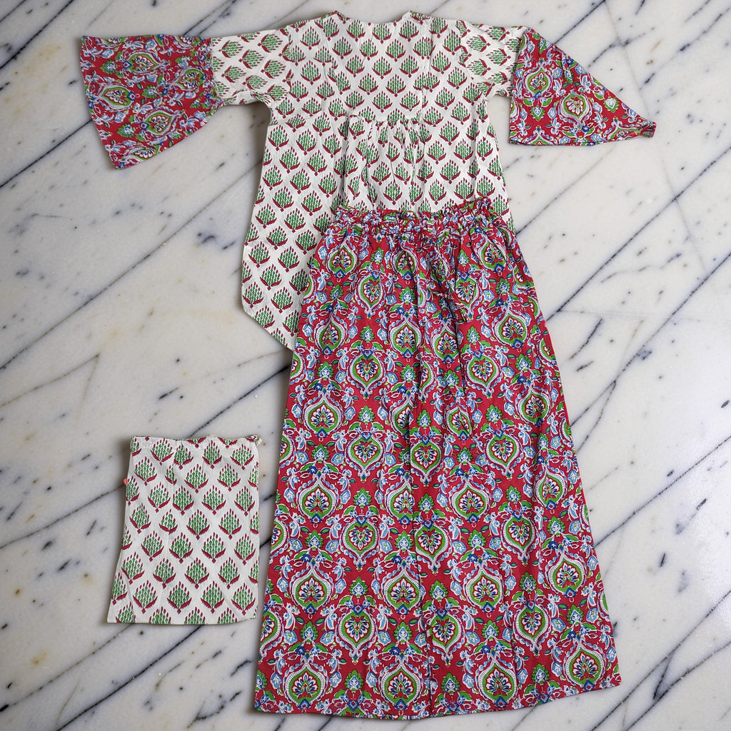 XS-S 2 Pcs Co-ord Set Zalifa Cotton Short Sleeves 26219-1416 JP
