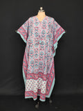 Free Size Farasha Kaftan Cotton 57" Long Jalabiya 28479-1555 JP