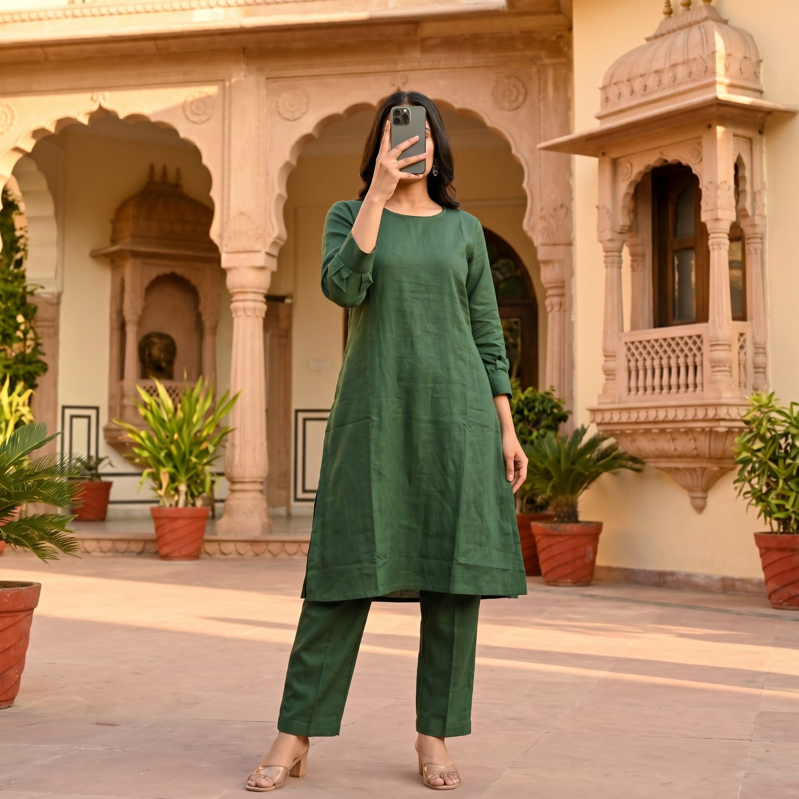 Premium Stitched Cotton Fancy Suit  2920