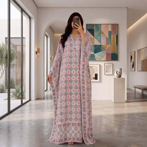 Cotton Farasha 4 100% Premium Indian Cotton Jalabiya – Women’s Long Dress.