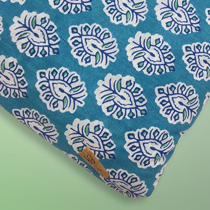 4 Meter Cotton Hand Printed Fabric