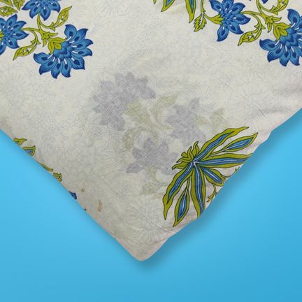 4 Meter Cotton Hand Printed Fabric