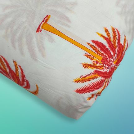 4 Meter Cotton Hand Printed Fabric
