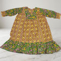 6-7 Year Yamana Printed Cotton  Dress 36" Long Jalabiya