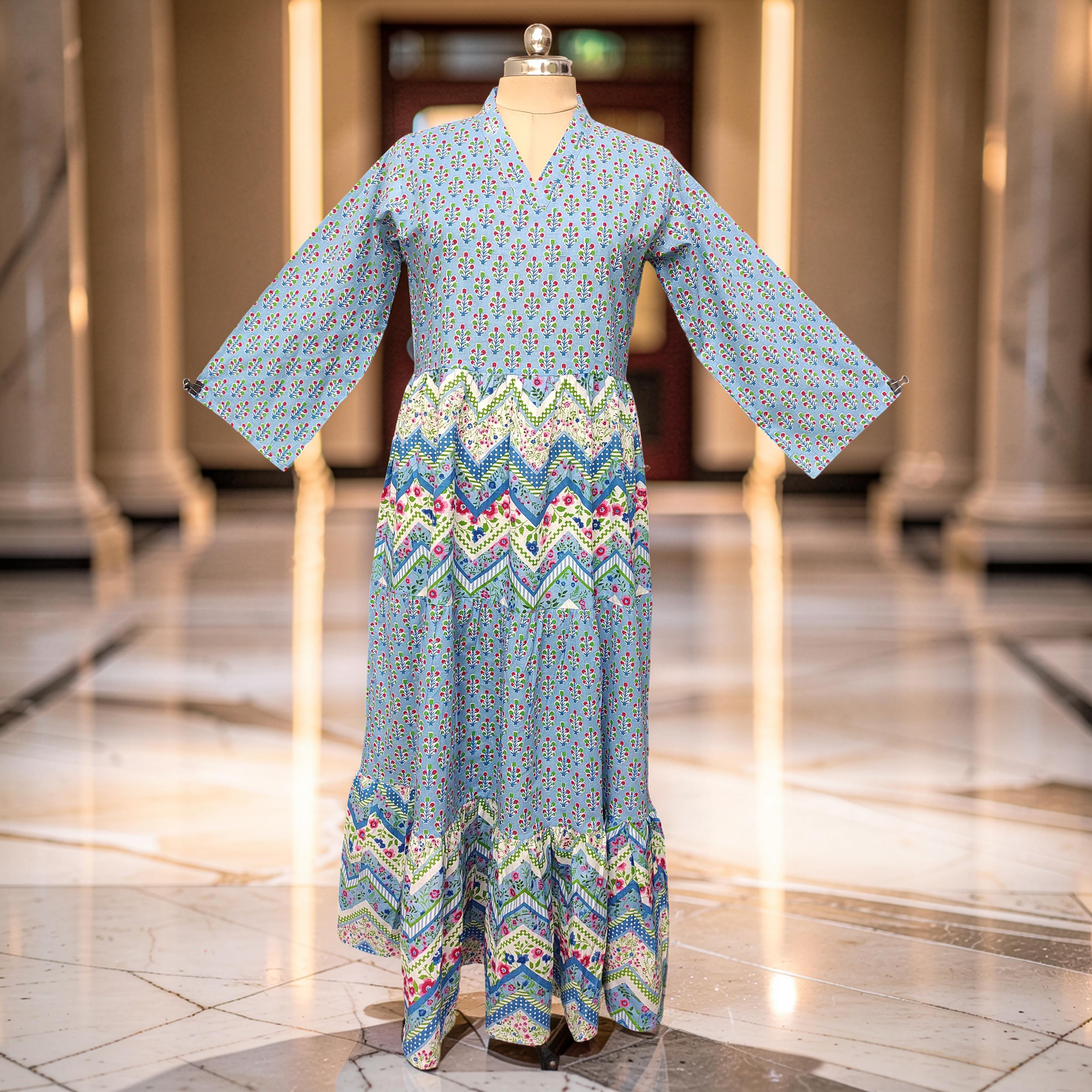 Maldives Cotton Dress Jalabiya