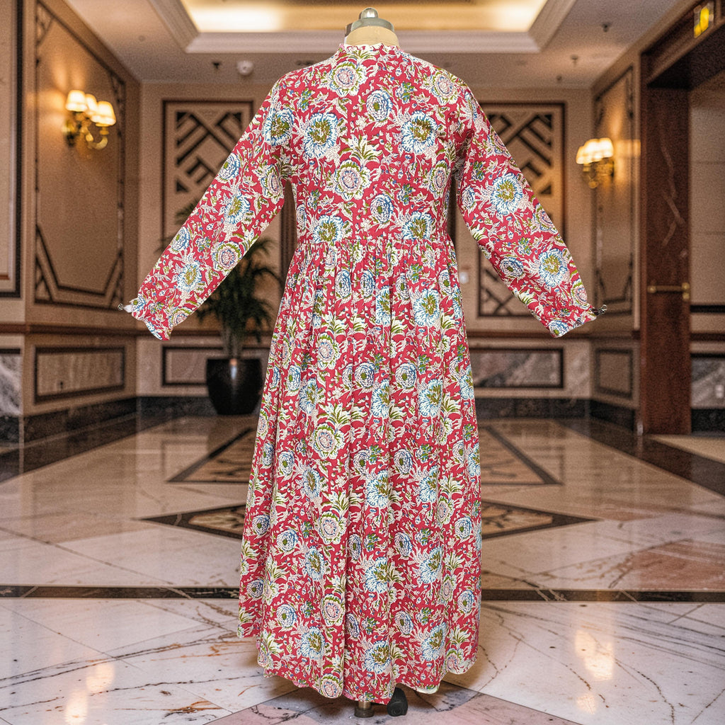 Fahima Cotton Dress Jalabiya 3 Pieces Set