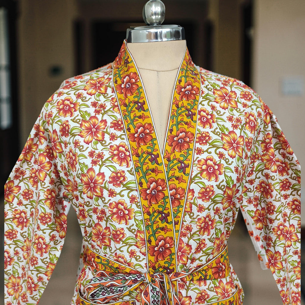 Kimono Cotton Dress Jalabiya