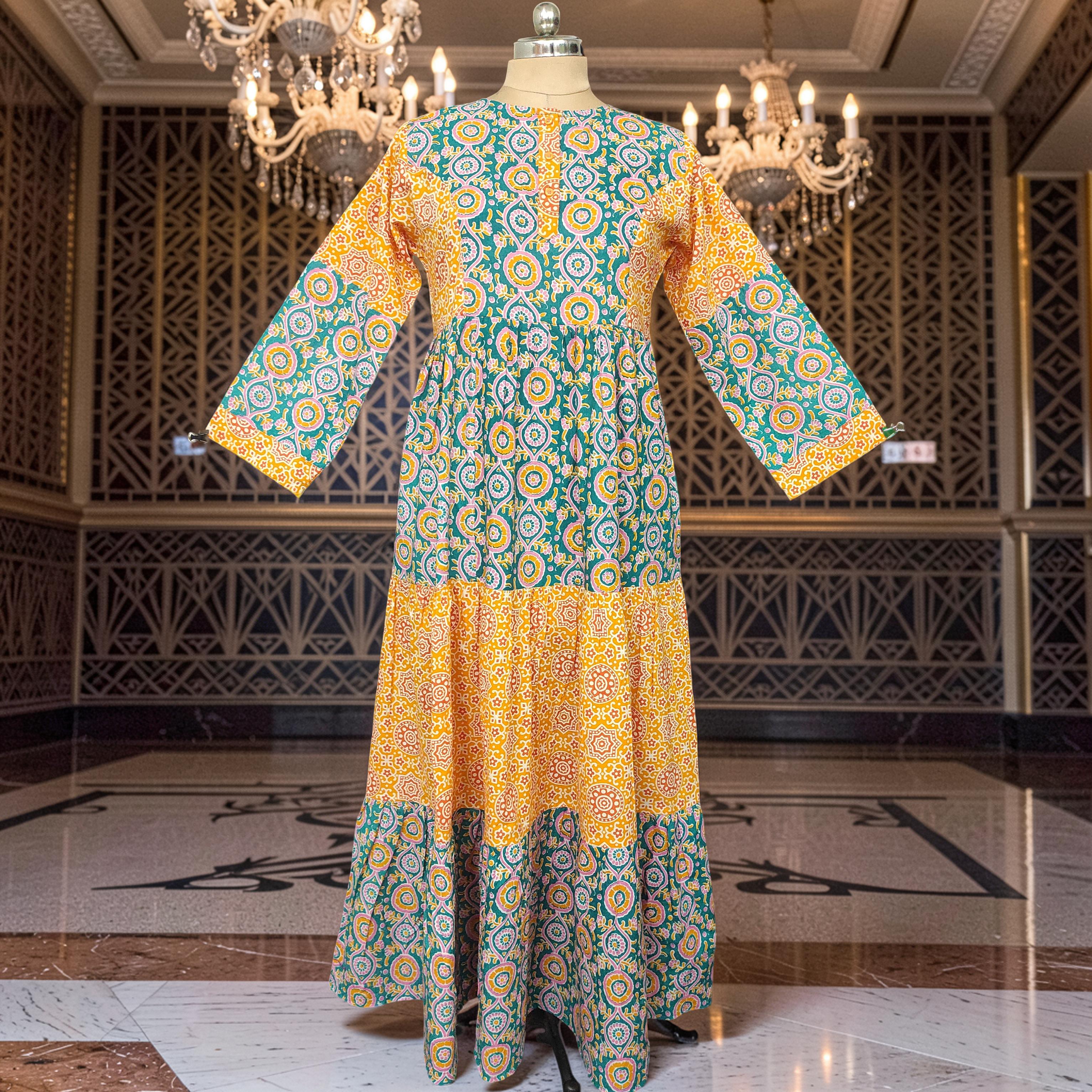 Juhi Cotton Dress Jalabiya