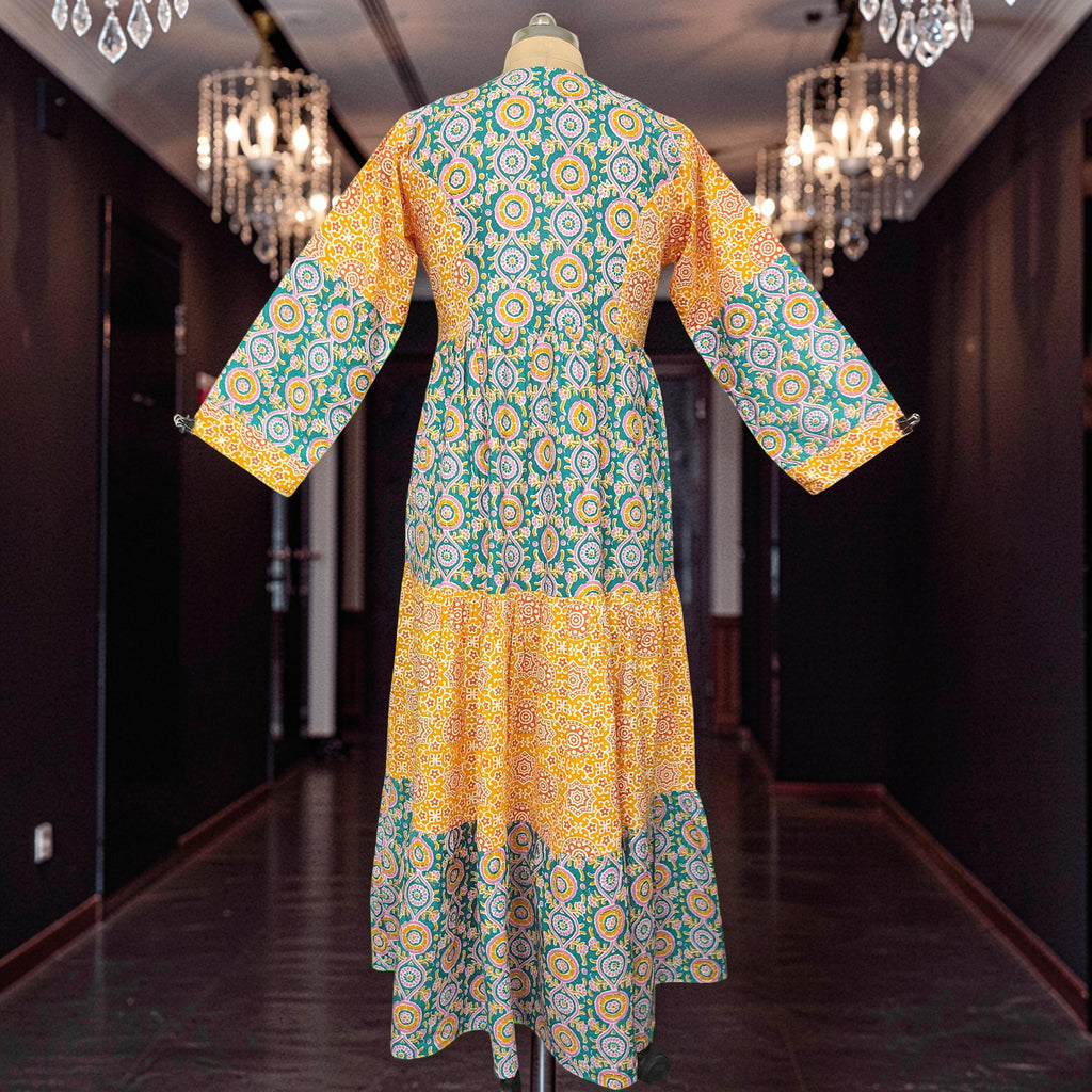 Juhi Cotton Dress Jalabiya