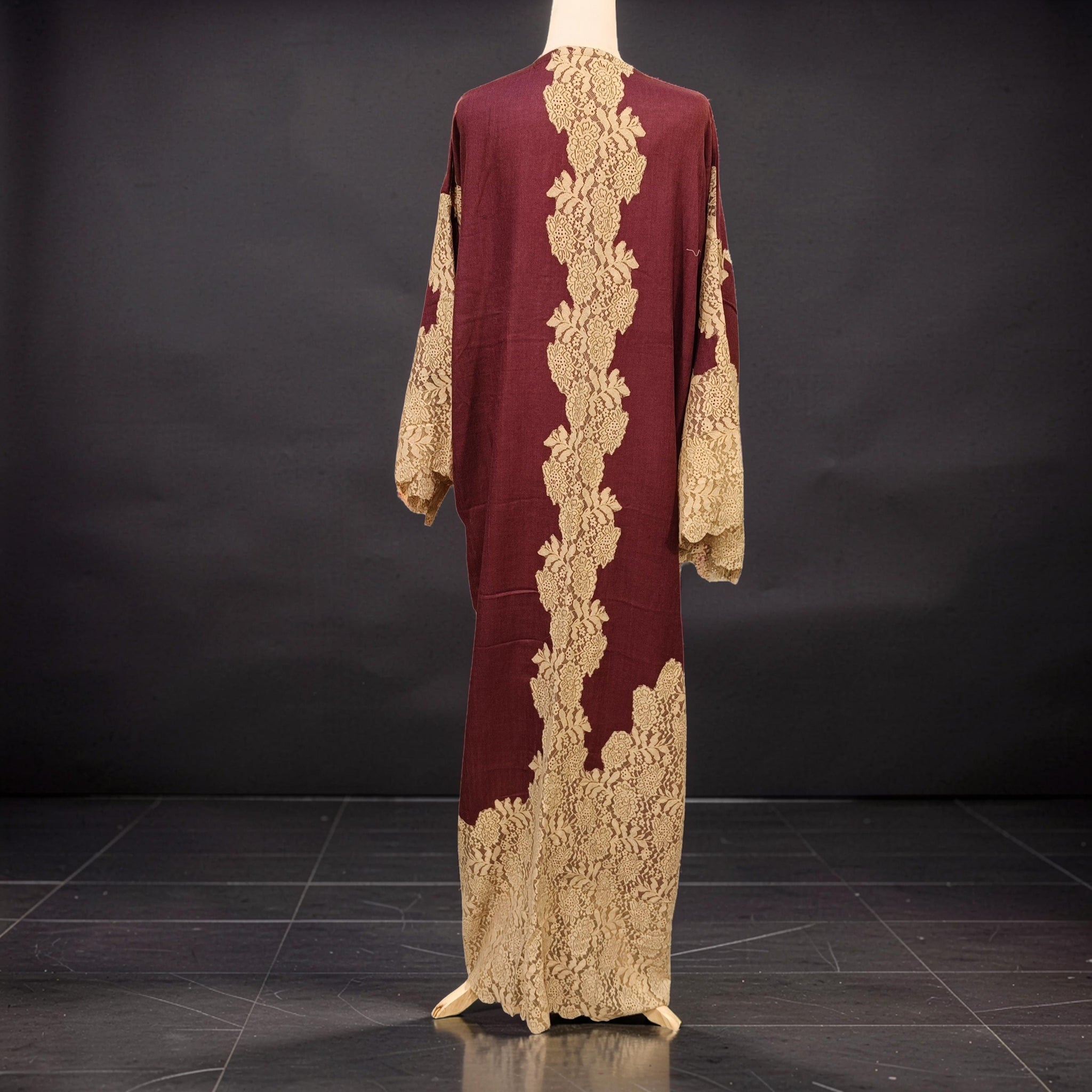 Kashmir Bisht With Sheila 58" Inches