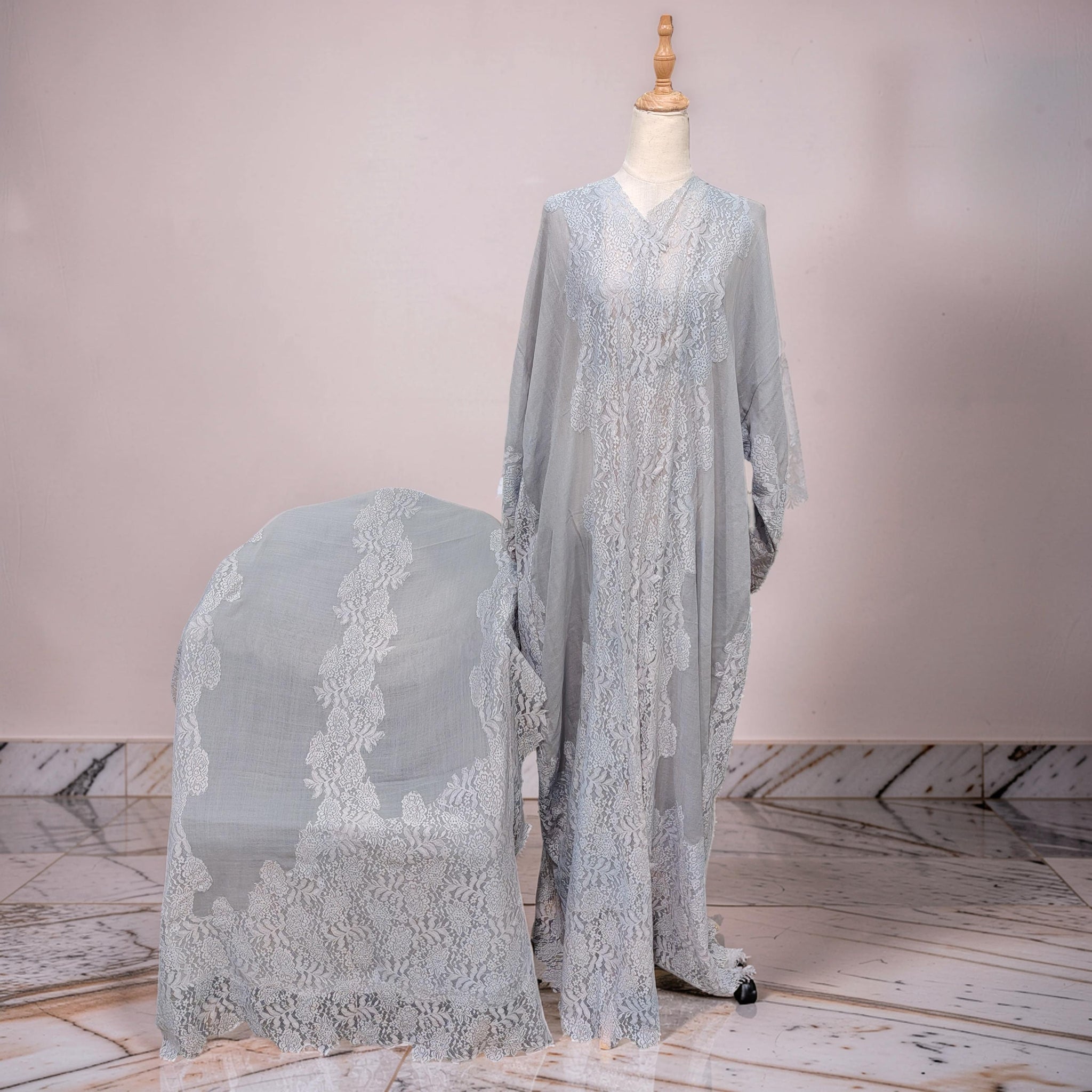 Kashmir Bisht With Sheila 59" Inches