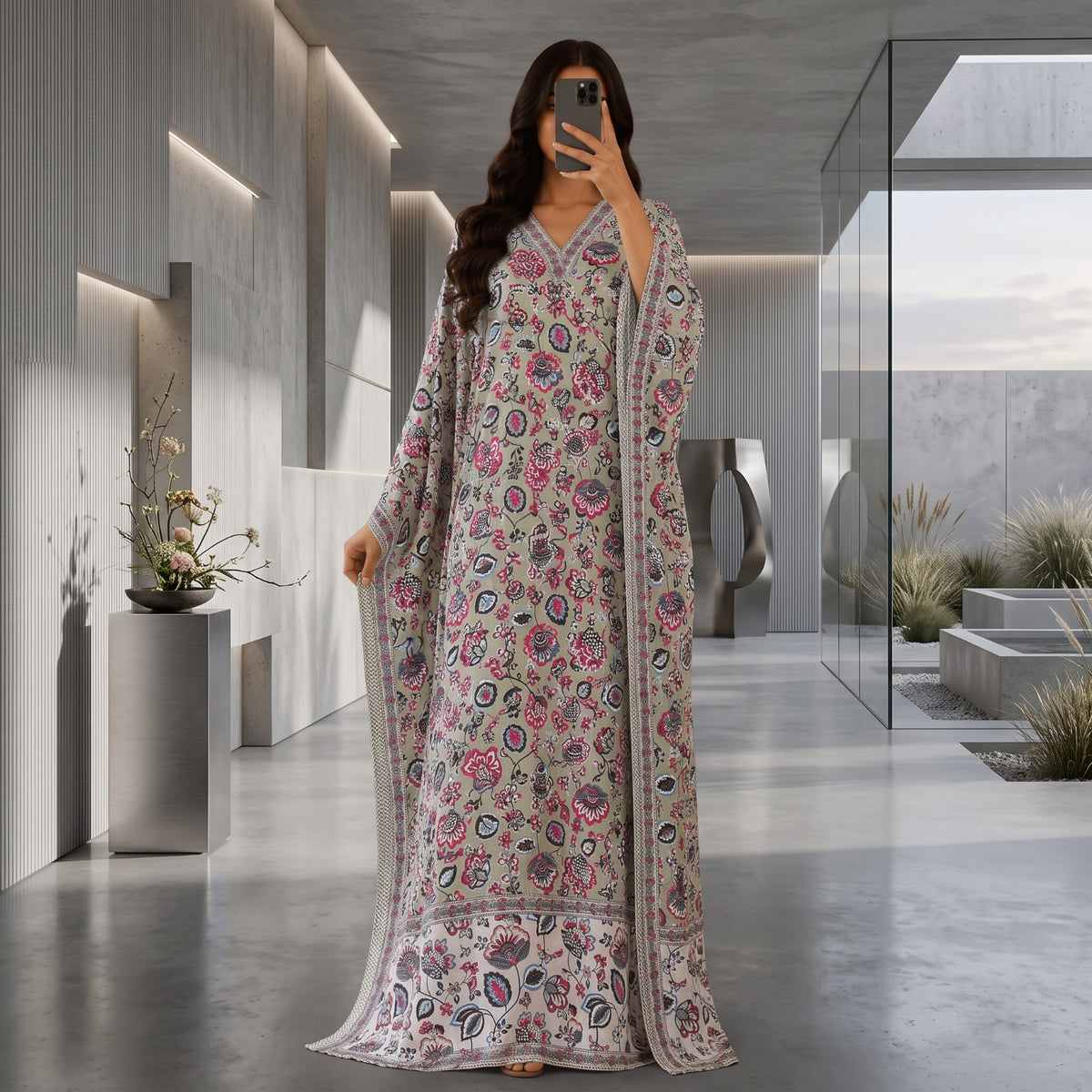 Cotton Farasha 4 100% Premium Indian Cotton Jalabiya – Women’s Long Dress.