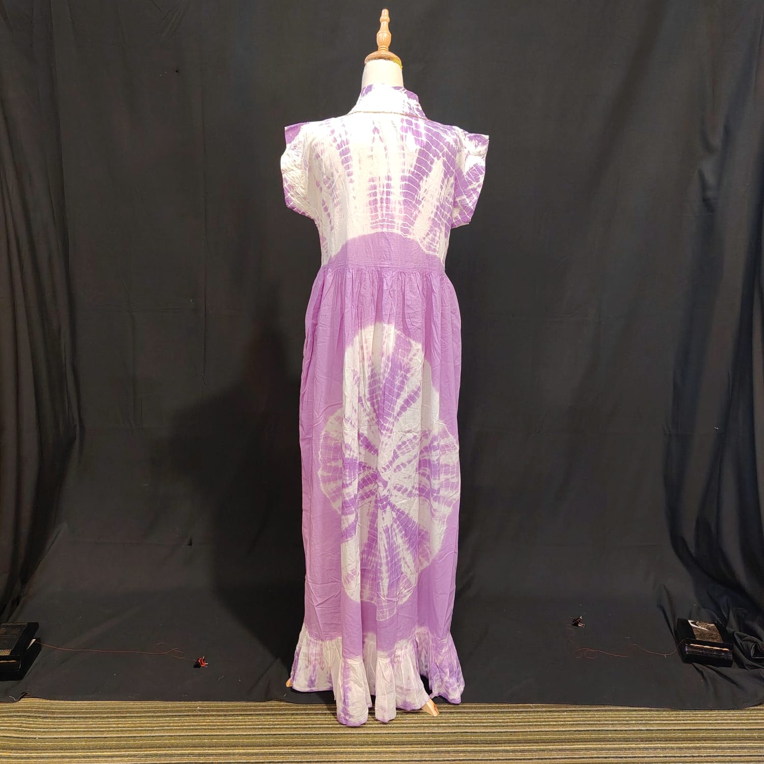 S-M Amani Cotton Printed Dress 57" Long Jalabiya