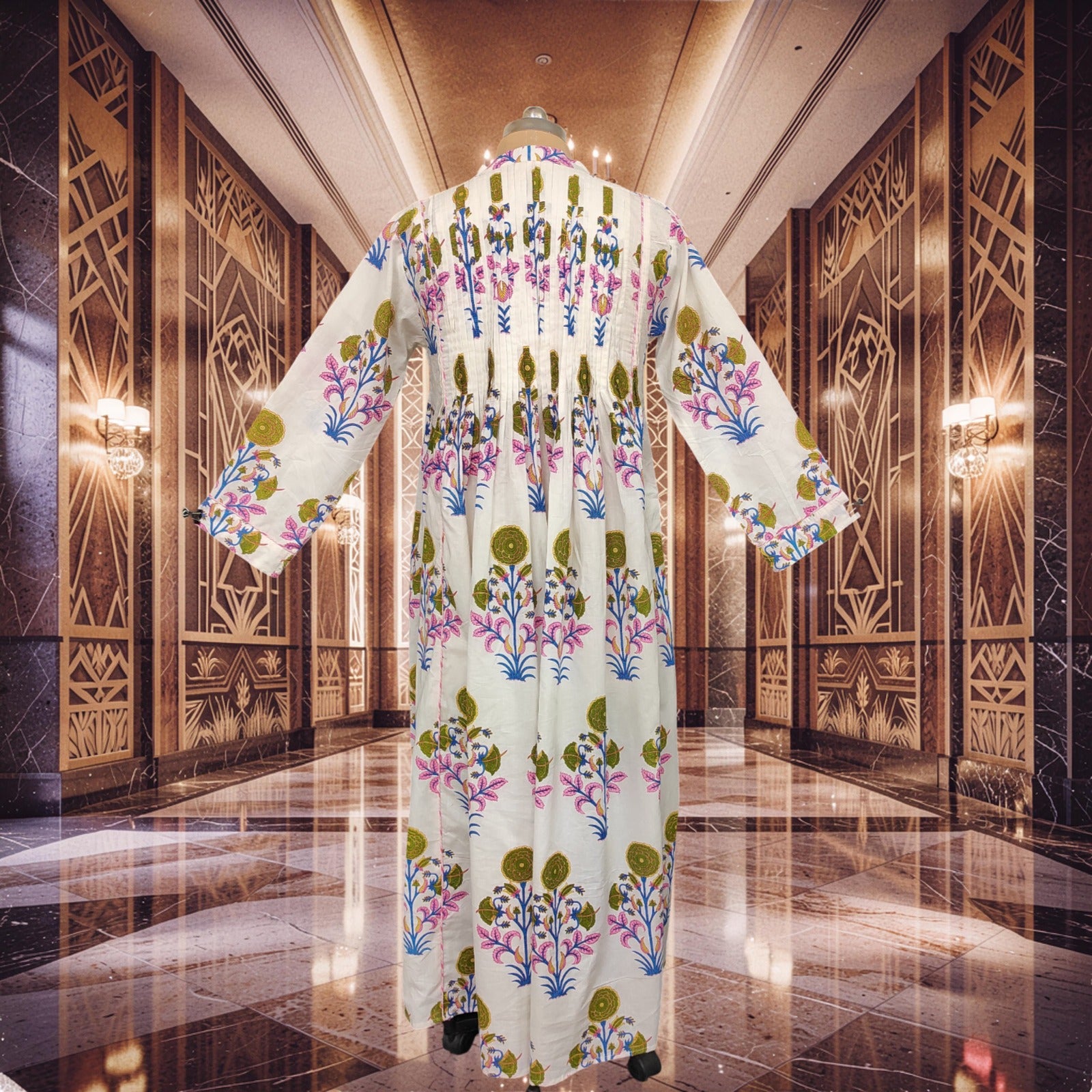 Afra Cotton Dress Jalabiya