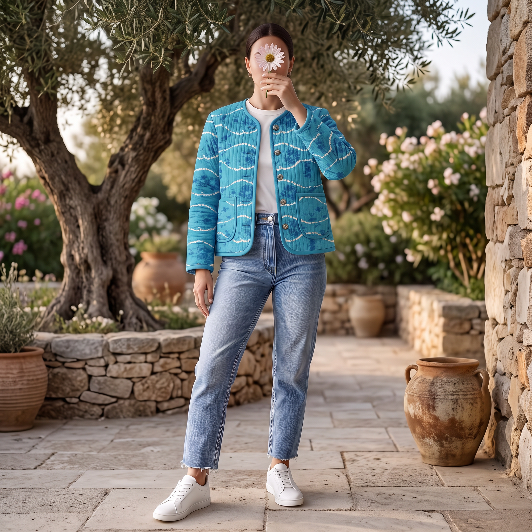 Cotton Short Jacket Premium Jalabiya