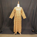 S-M Aya Cotton Printed Dress 57" Long Jalabiya