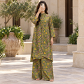 S/M 2 Piece Set Co_Ord_Set Rasha Pure Cotton Dress Jalabiya