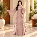 2XL/3XL Cindrella Printed Cotton Long Dress Jalabiya – 57