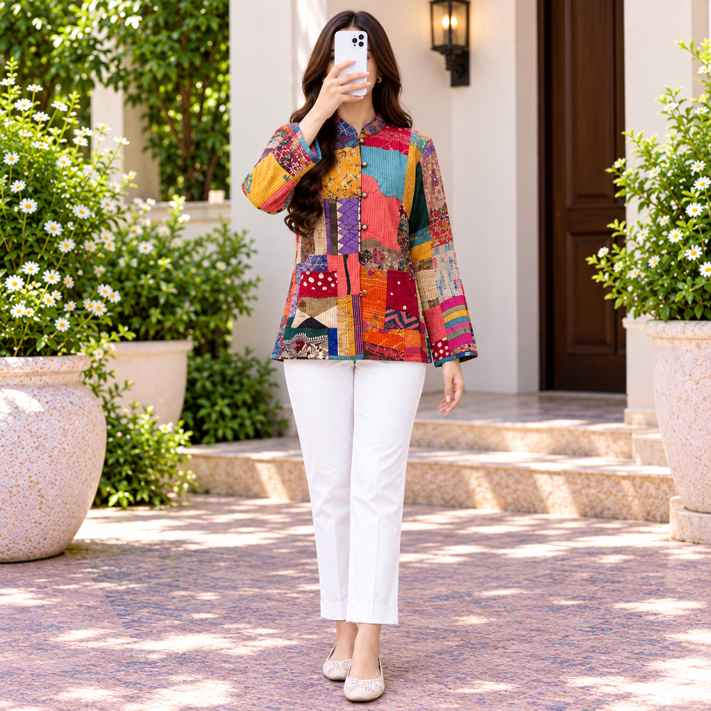 2XL/3XL Jacket Cotton Length-27 inches