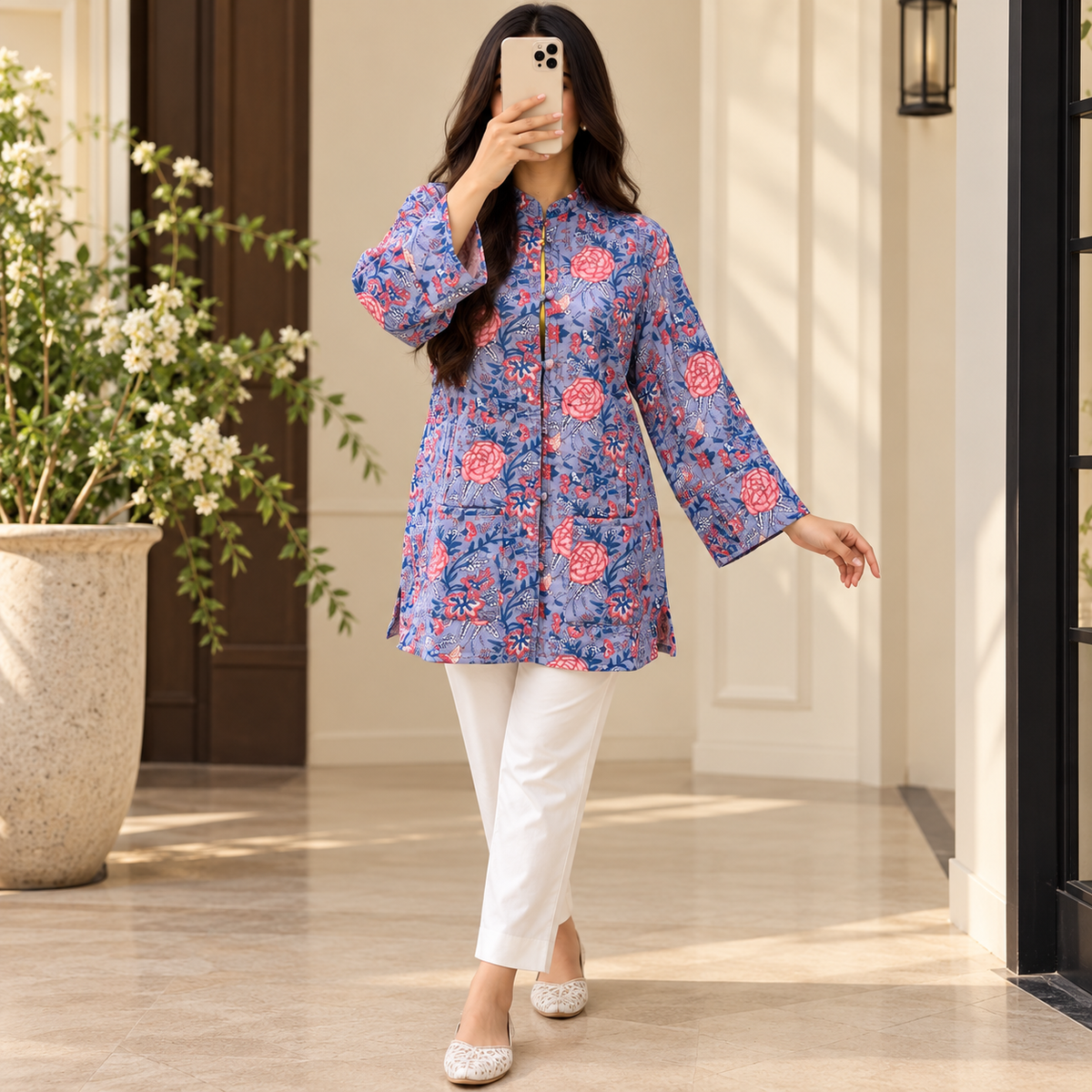 S/M Jacket Cotton Printed